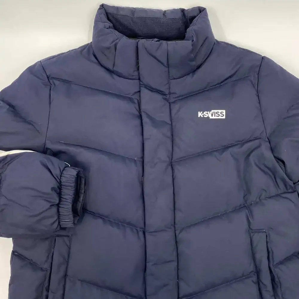 K-Swiss Navy Blue Puffer Coat for Boys | Down-Filled Jacket 12 Regular